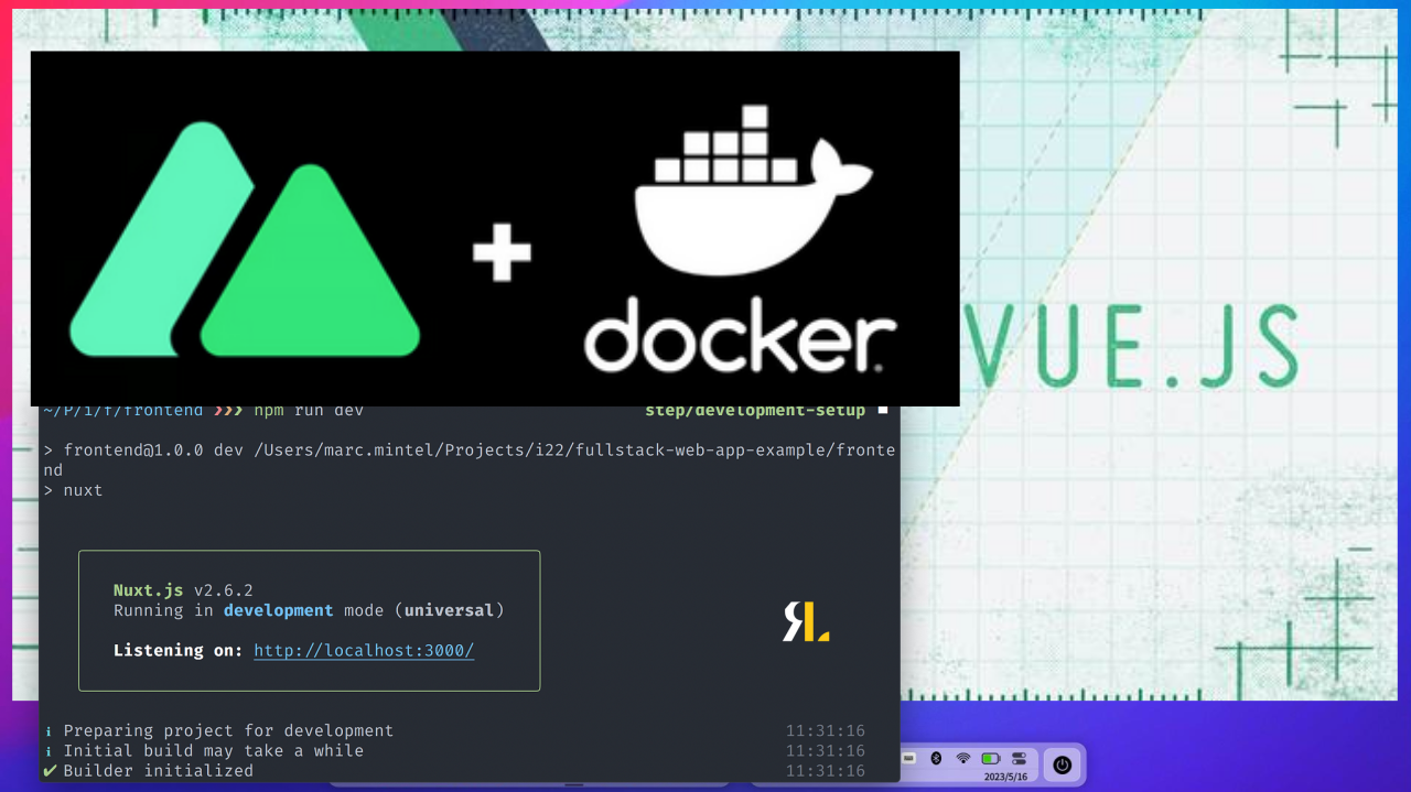 Docker and Nuxt 3